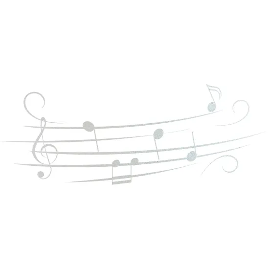 Stickers Dépoli - Portée musicale