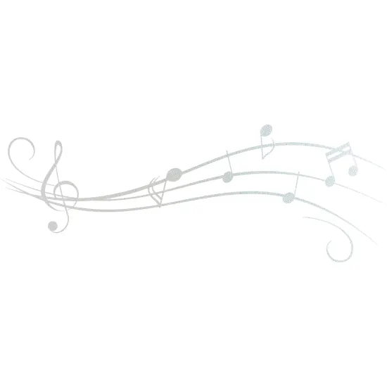 Stickers Dépoli - Portée musicale