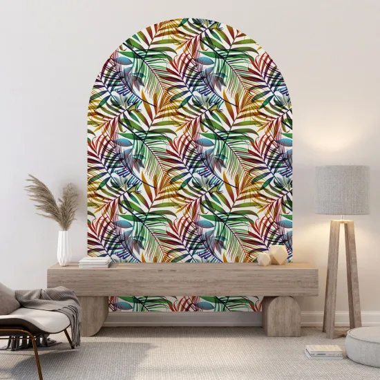 Vinilo Adhesivo Decorativo Arco - Motivo botánico