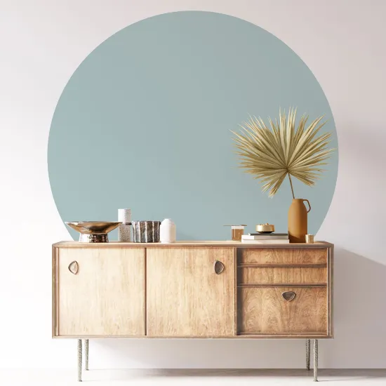 Round / Circle Wall Sticker - Trendy Color