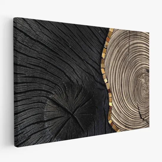 Cuadro en Lienzo - Efecto madera