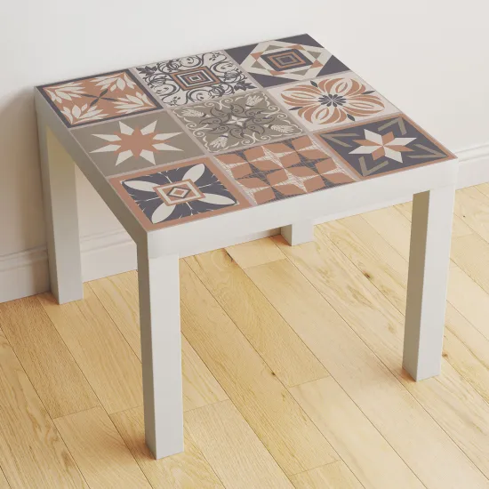 Vinilo Adhesivo Decorativo para Mesa - Motivo Azulejos de cemento