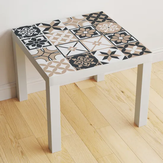Vinilo Adhesivo Decorativo para Mesa - Motivo Azulejos de cemento