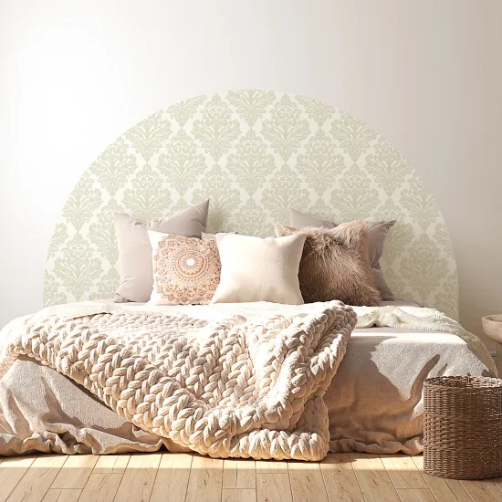 Headboard Wall Sticker - Baroque pattern