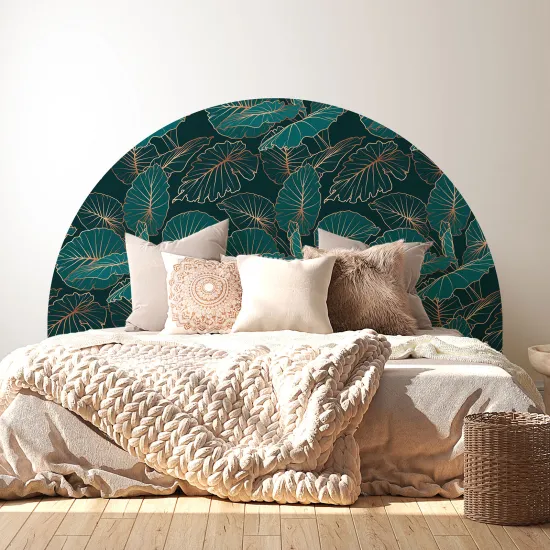 Headboard Wall Sticker - Leaves