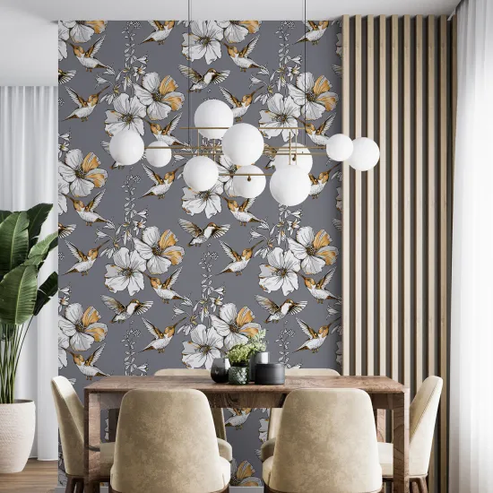 Wall Mural - Wallpaper - Floral pattern