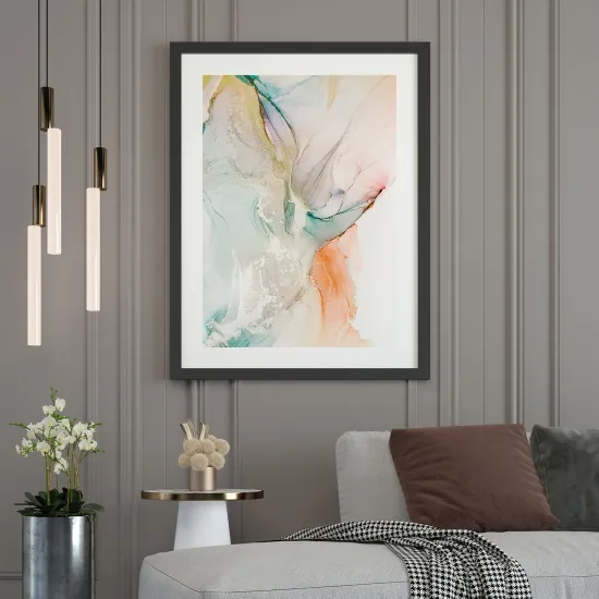 Affiche / Poster - Effet marbré