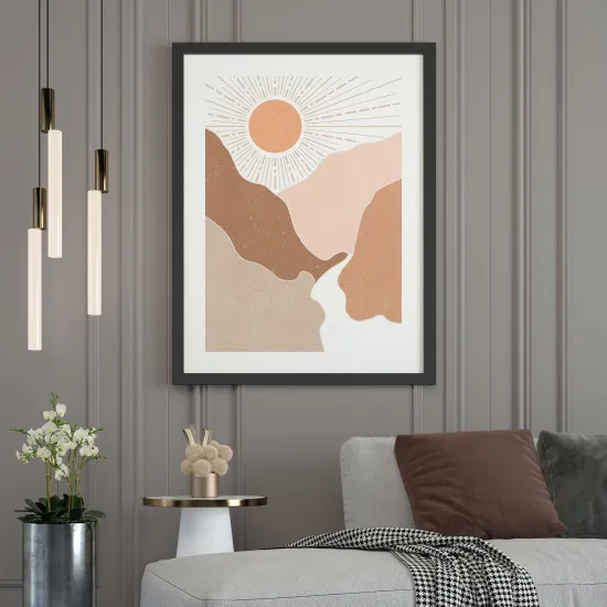 Affiche / Poster - Paysage Boho