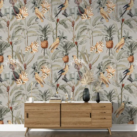 XL Wall Mural - Wallpaper - Tropical pattern
