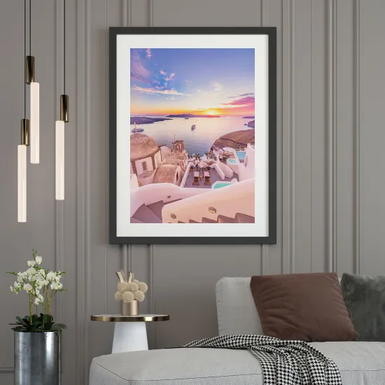Affiche / Poster - Santorin Grèce