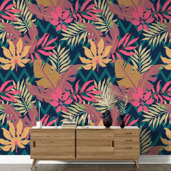 Papier peint motif XL - Motif botanique