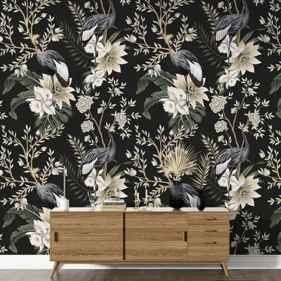 XL Wall Mural - Wallpaper - Floral pattern