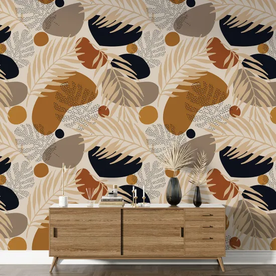 Papier peint motif XL - Motif botanique