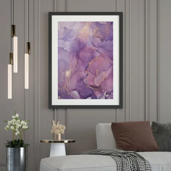 Affiche / Poster - Effet marbré