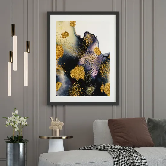Affiche / Poster - Effet marbré