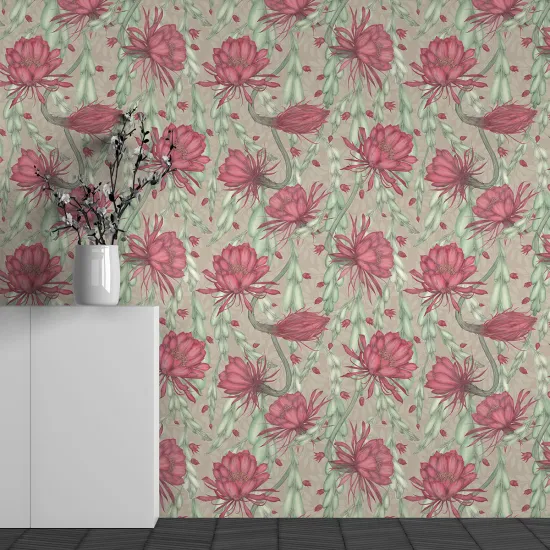 Papier peint panoramique - Motif Fleurs