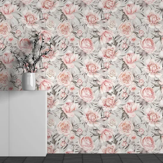 Papier peint panoramique - Motif Roses