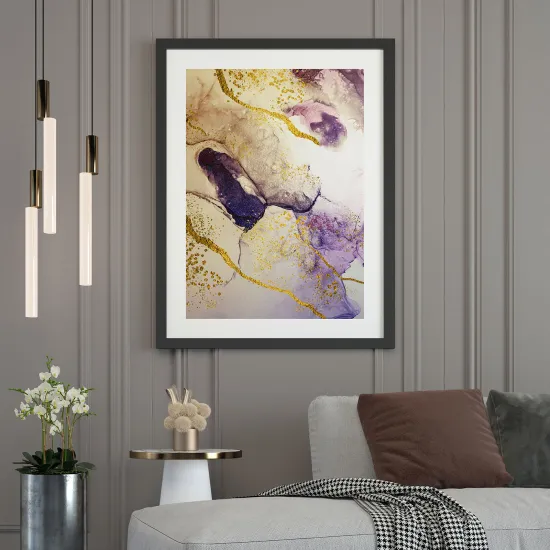 Póster - Efecto marmoleado