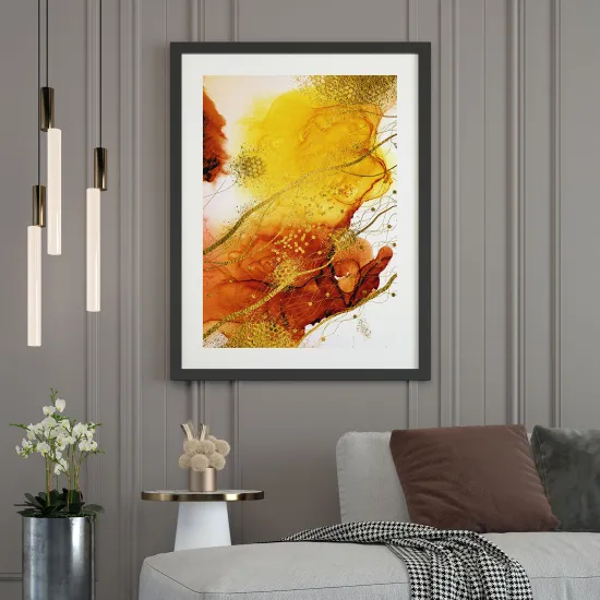 Póster - Efecto marmoleado