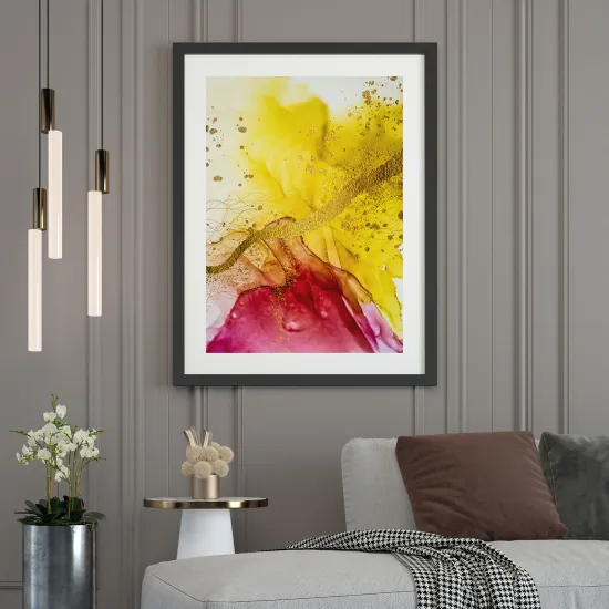 Póster - Efecto marmoleado