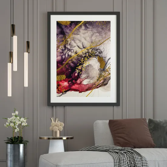 Póster - Efecto marmoleado