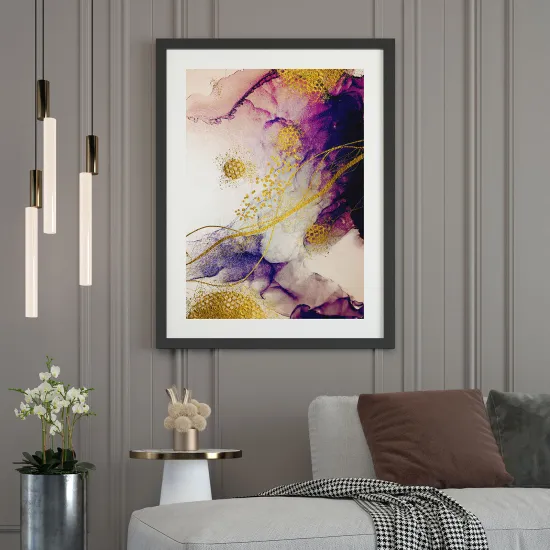 Póster - Efecto marmoleado