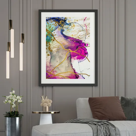 Póster - Efecto marmoleado