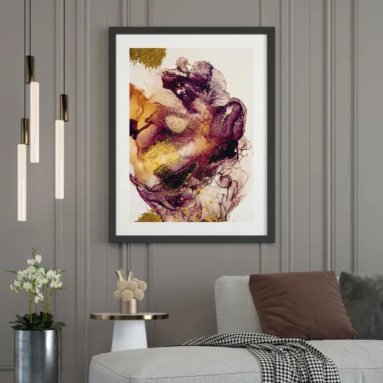 Póster - Efecto marmoleado