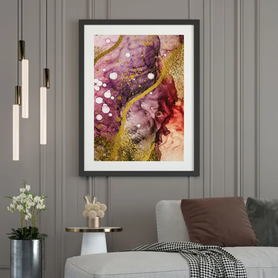 Póster - Efecto marmoleado