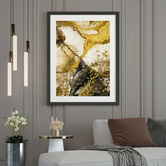 Póster - Efecto marmoleado