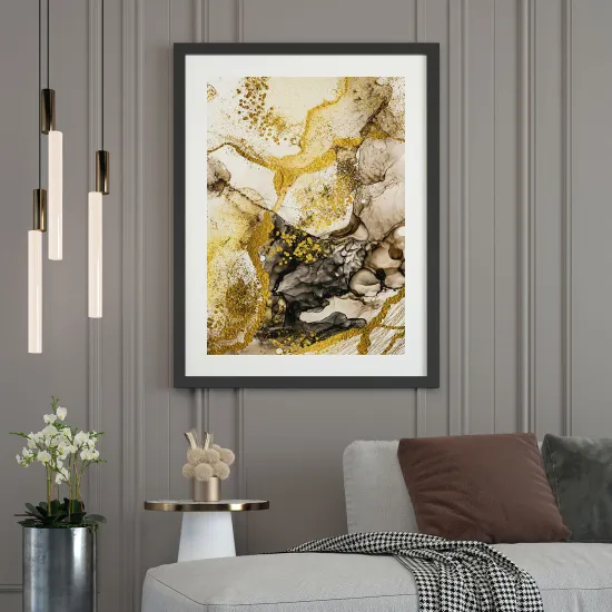 Póster - Efecto marmoleado