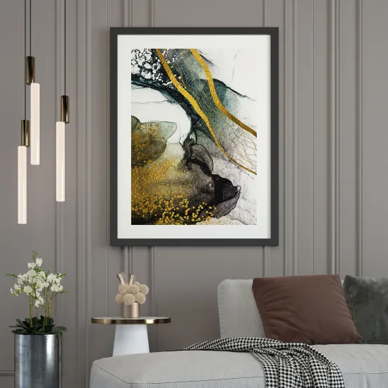 Póster - Efecto marmoleado