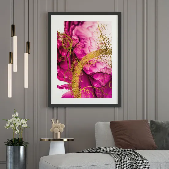 Póster - Efecto marmoleado