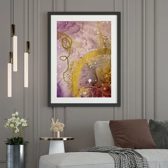 Póster - Efecto marmoleado