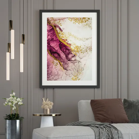 Póster - Efecto marmoleado