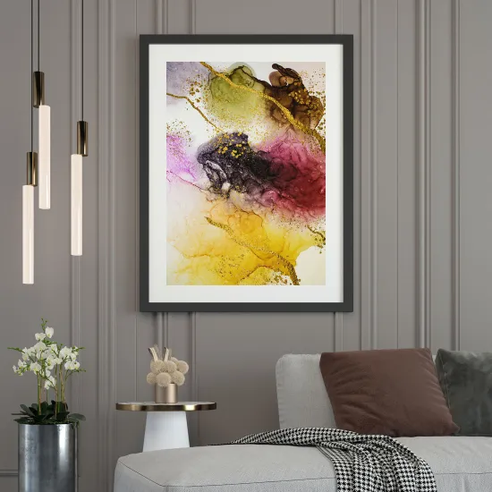 Póster - Efecto marmoleado