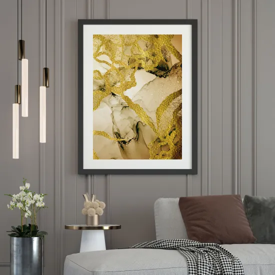 Póster - Efecto marmoleado