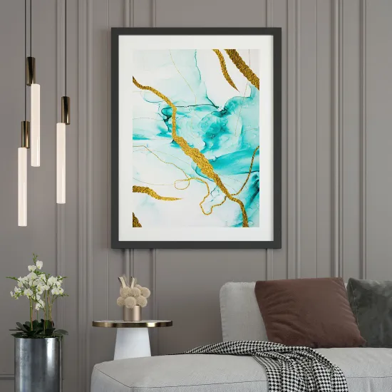 Póster - Efecto marmoleado