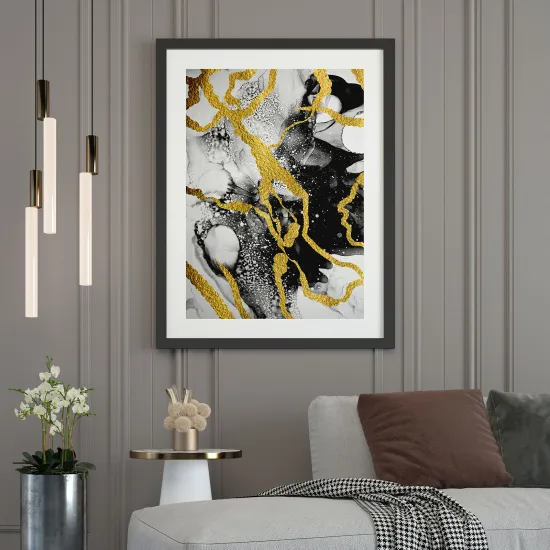 Póster - Efecto marmoleado