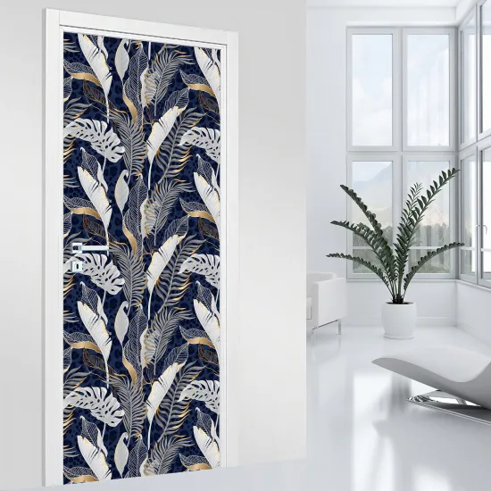 Stickers pour porte - Feuilles