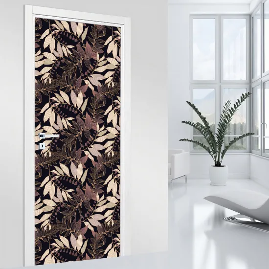 Stickers pour porte - Feuilles