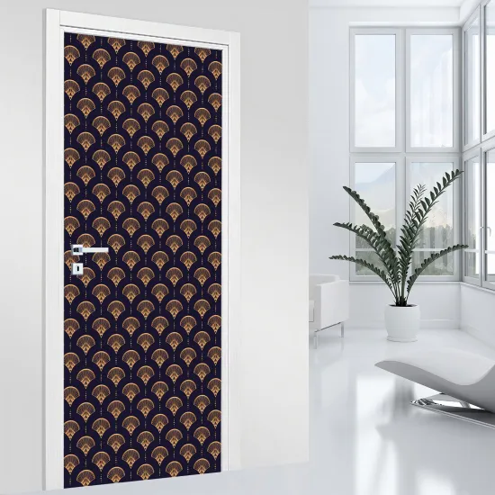 Stickers pour porte - Motif oriental