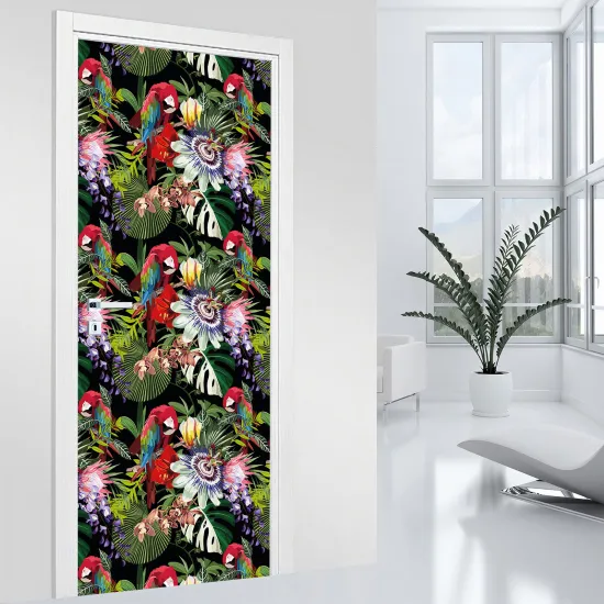 Stickers pour porte - Tropical