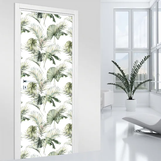 Stickers pour porte - Feuilles