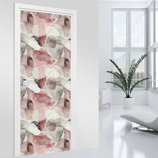 Door Sticker - Decal - Abstract