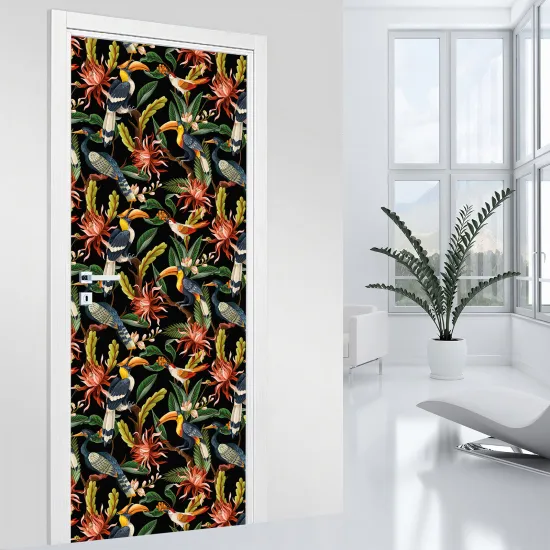 Door Sticker - Decal - Tropical