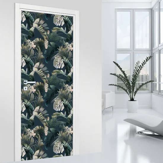 Door Sticker - Decal - Leaves
