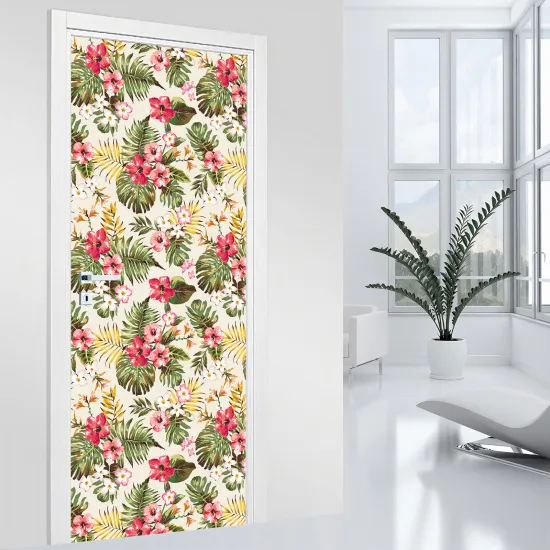 Door Sticker - Decal - Tropical