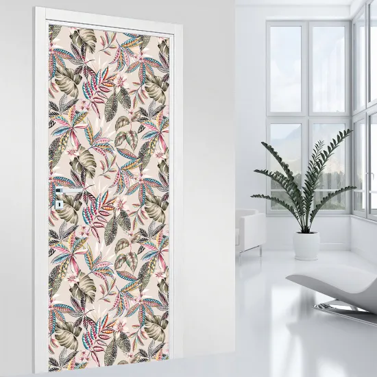 Stickers pour porte - Feuilles