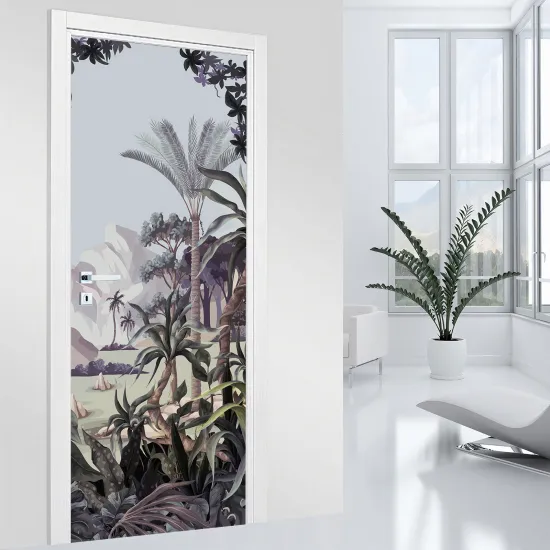 Door Sticker - Decal - Jungle